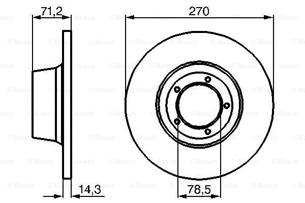 Brake Disc (0 986 478 190)