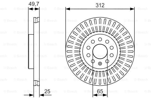 Brake Disc (0 986 479 C29)