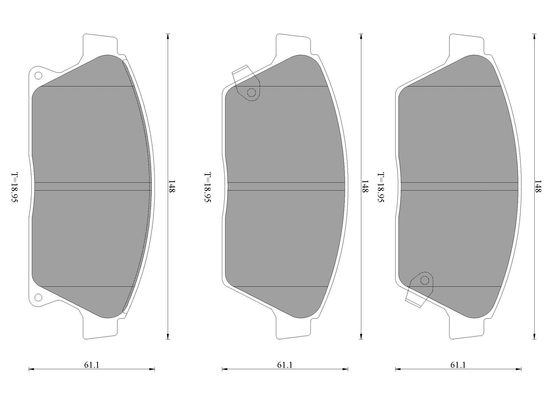 Brake Pad Set, disc brake