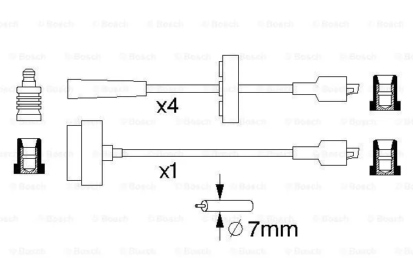 Ignition Cable Kit (0 986 357 077)