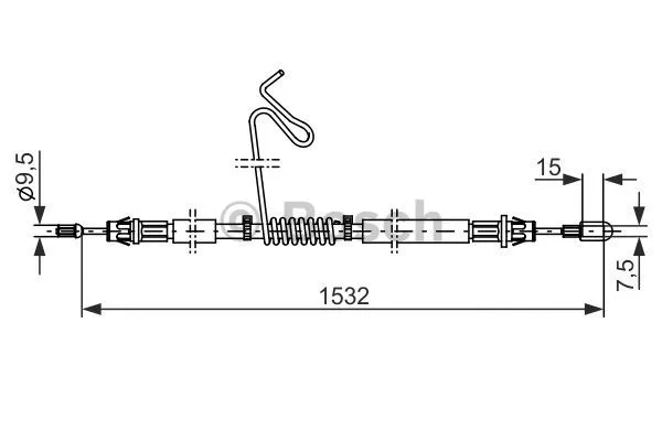 Cable Pull, parking brake