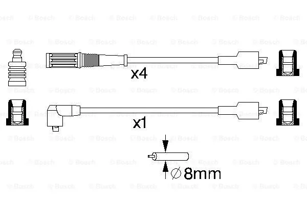 Ignition Cable Kit (0 986 357 113)
