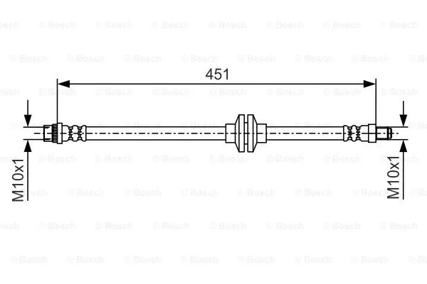 Brake Hose (1 987 481 985)
