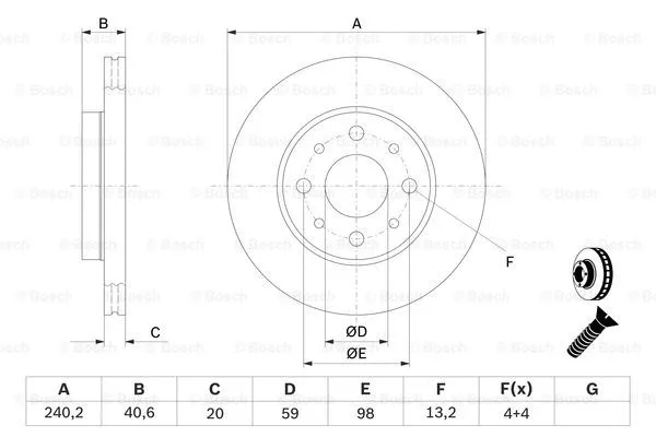 Brake Disc (0 986 479 121)