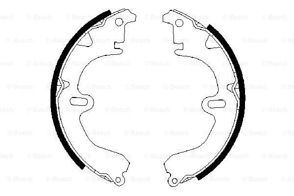 Brake Shoe Set (0 986 487 203)