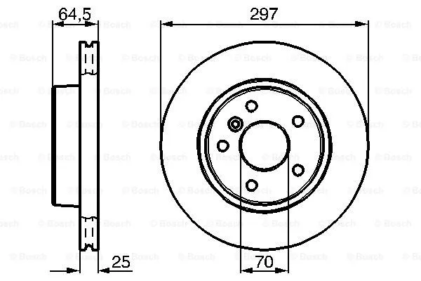 Brake Disc (0 986 478 483)