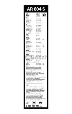 Wiper Blade (3 397 118 908)