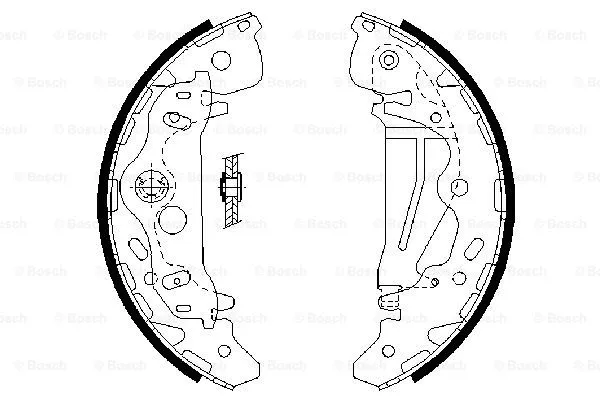Brake Shoe Set (0 986 487 709)