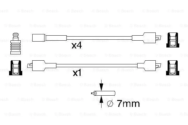 Ignition Cable Kit (0 986 357 010)