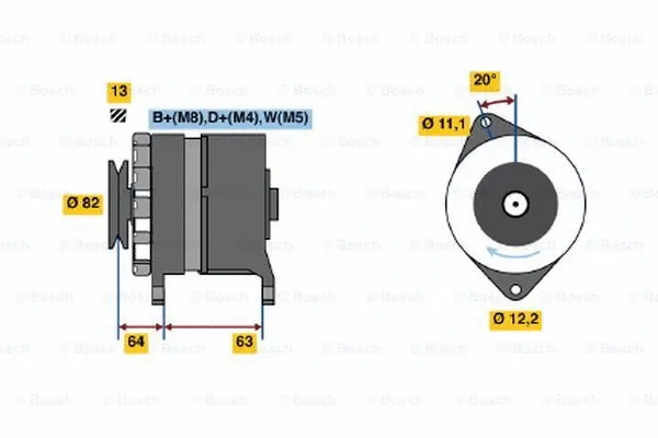 Alternator (0 120 469 978)