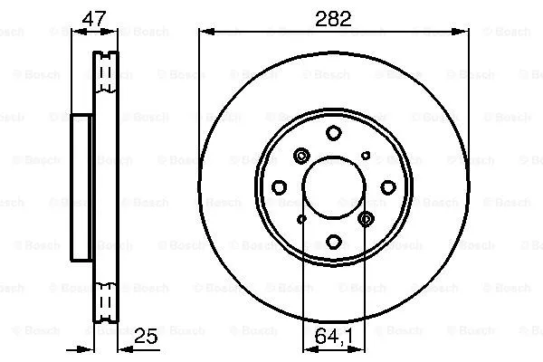 Brake Disc (0 986 478 982)