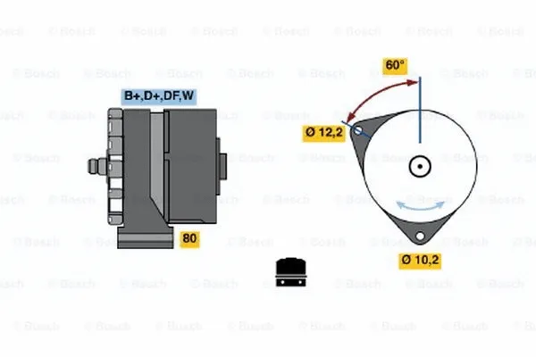 Alternator (0 986 030 320)