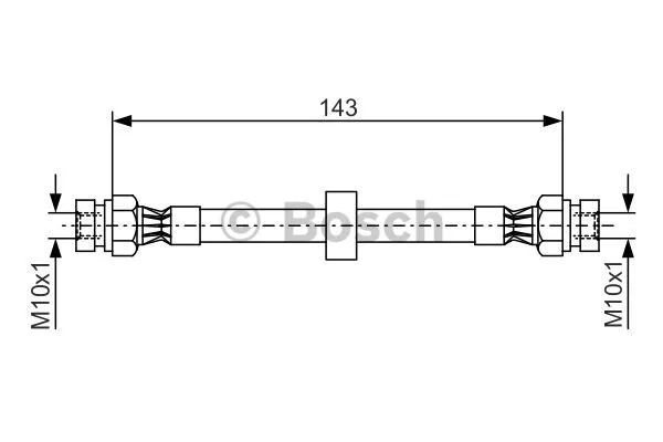 Brake Hose (1 987 476 697)