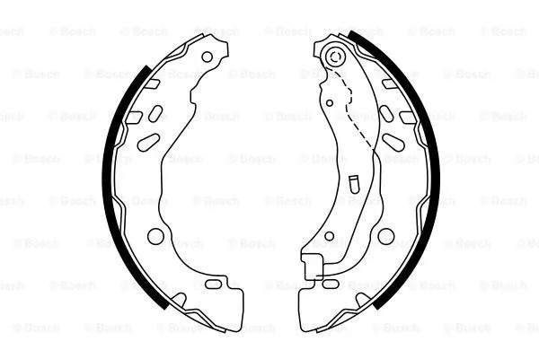 Brake Shoe Set (0 986 487 782)