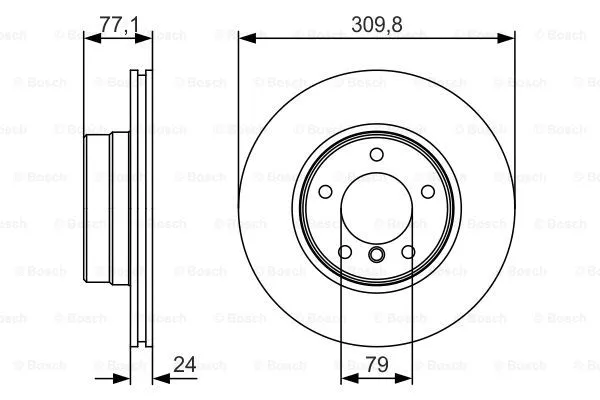 Brake Disc (0 986 479 S29)