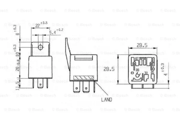 Relay, main current (0 332 019 157)
