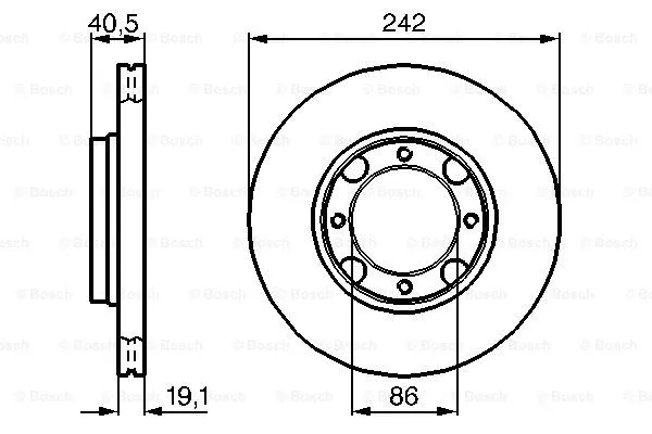 Brake Disc (0 986 478 674)