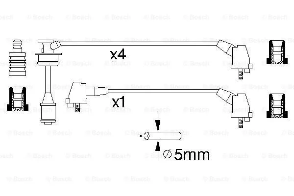 Ignition Cable Kit (0 986 356 930)