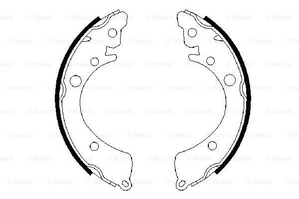 Brake Shoe Set (0 986 487 302)