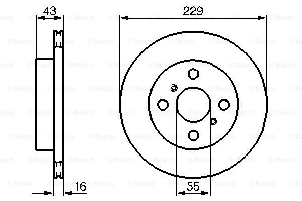 Brake Disc (0 986 478 491)