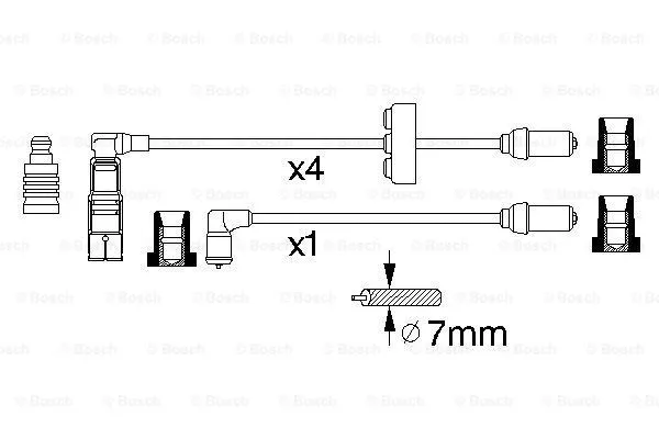 Ignition Cable Kit (0 356 912 828)