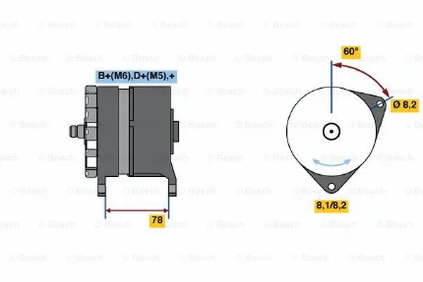 Alternator (0 986 044 711)