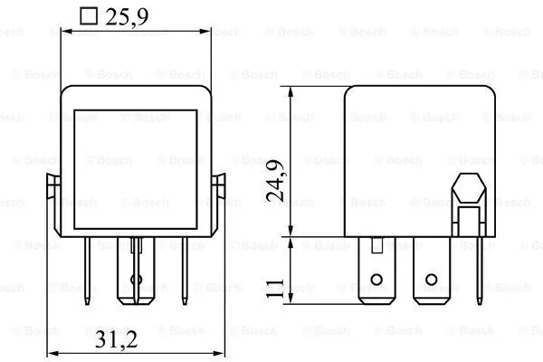 Relay, main current