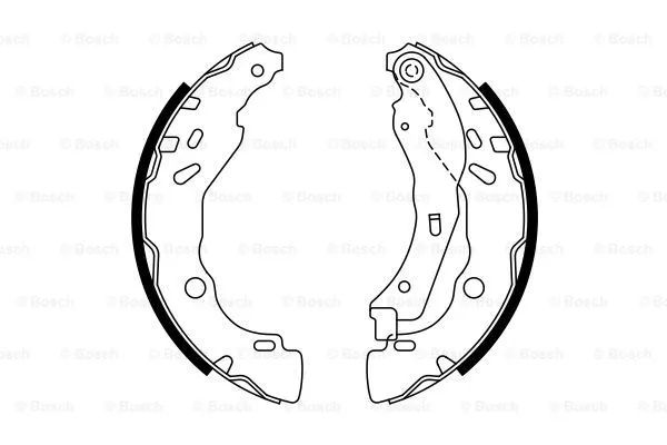 Brake Shoe Set (0 986 487 771)