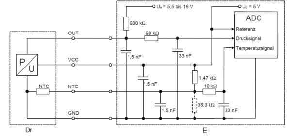 Sensor, boost pressure