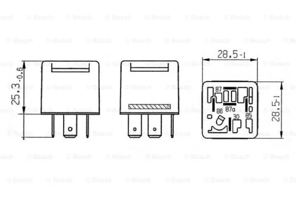 Relay, main current