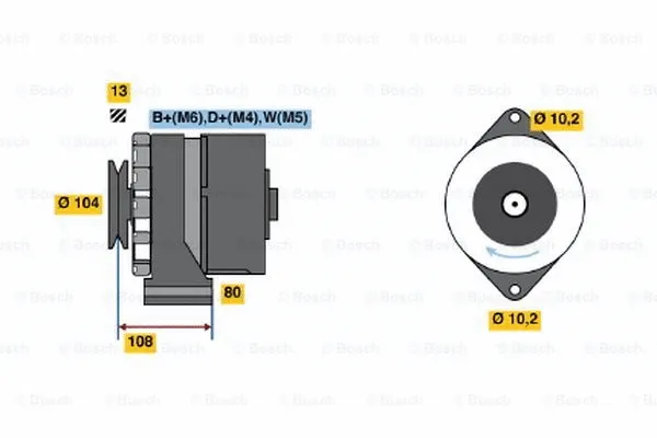 Alternator (0 120 489 387)