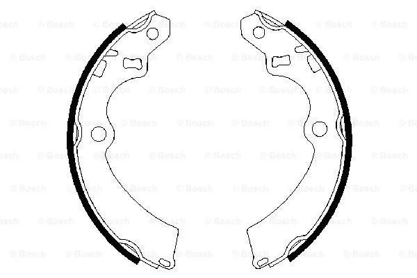 Brake Shoe Set (0 986 487 427)
