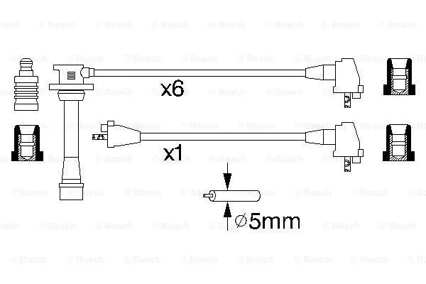Ignition Cable Kit (0 986 356 926)