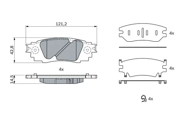 Brake Pad Set, disc brake