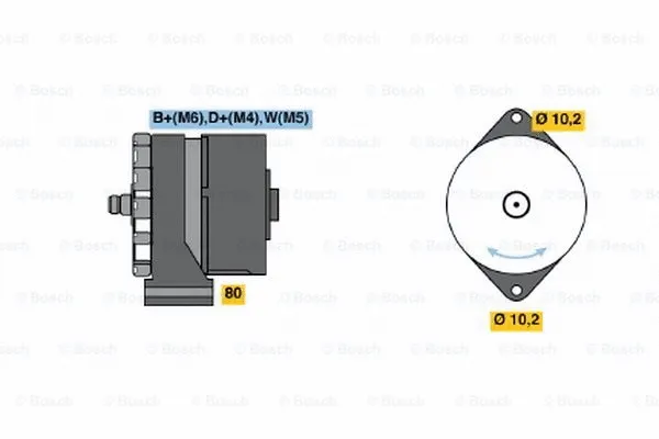Alternator (0 120 469 762)