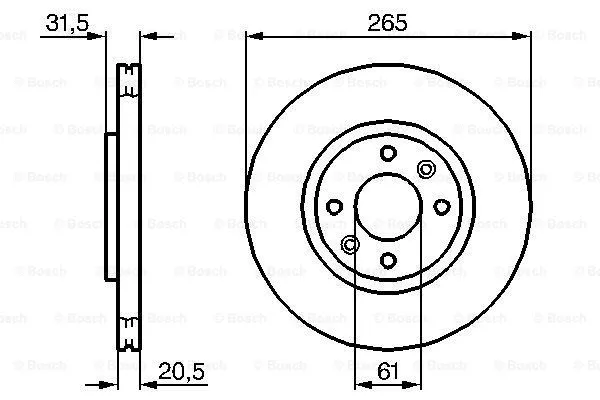 Brake Disc (0 986 478 279)