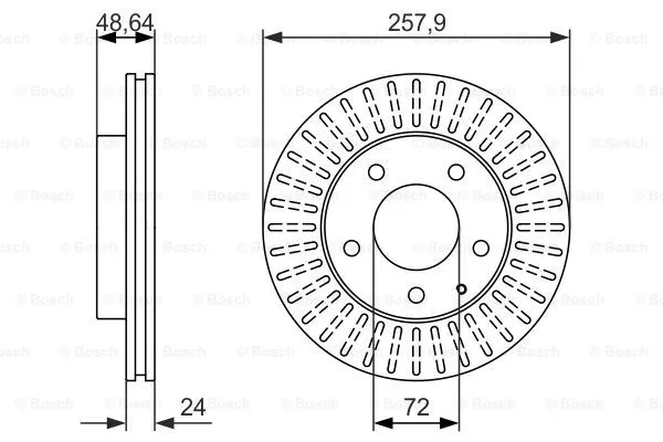 Brake Disc (0 986 479 844)