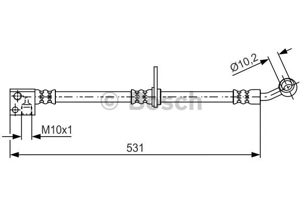 Brake Hose (1 987 481 644)