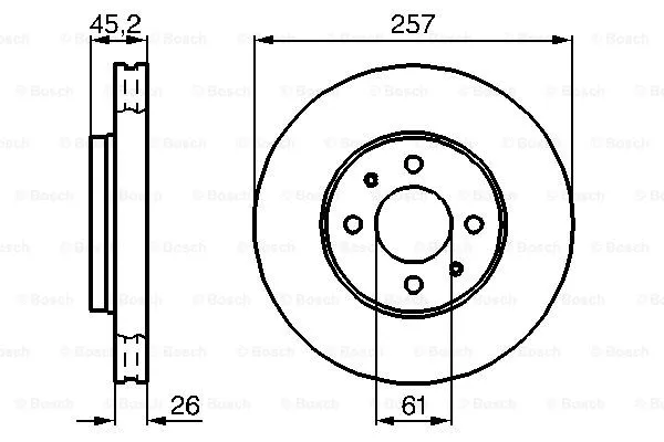 Brake Disc (0 986 478 835)