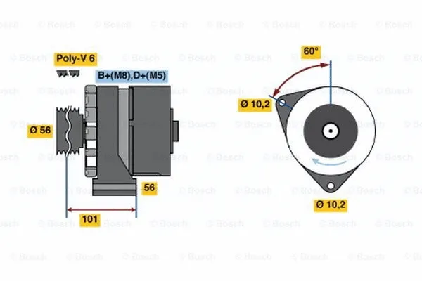 Alternator (0 120 469 928)