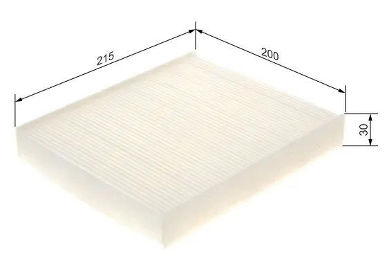 Filter, cabin air (0 986 4B5 004)