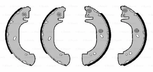 Brake Shoe Set (F 026 004 401)
