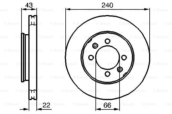 Brake Disc (0 986 478 813)