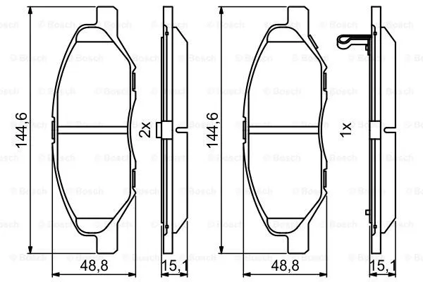 Brake Pad Set, disc brake