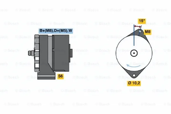 Alternator (0 120 489 378)