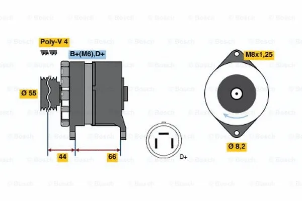 Alternator (0 986 038 220)