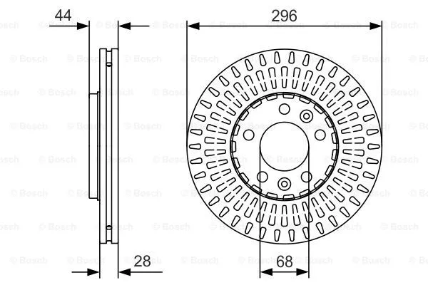 Brake Disc (0 986 479 D30)