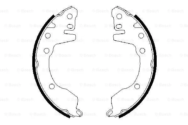 Brake Shoe Set (0 986 487 484)
