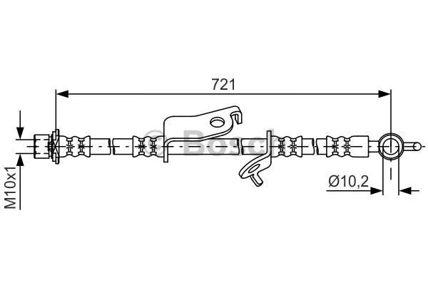Brake Hose (1 987 481 635)