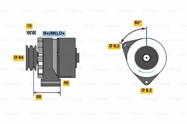 Alternator (0 986 032 930)